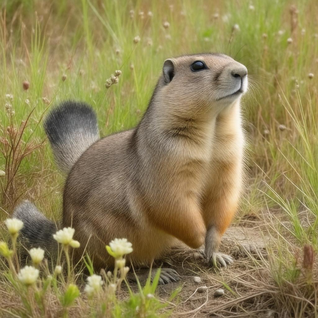 black-tailed prairie dog